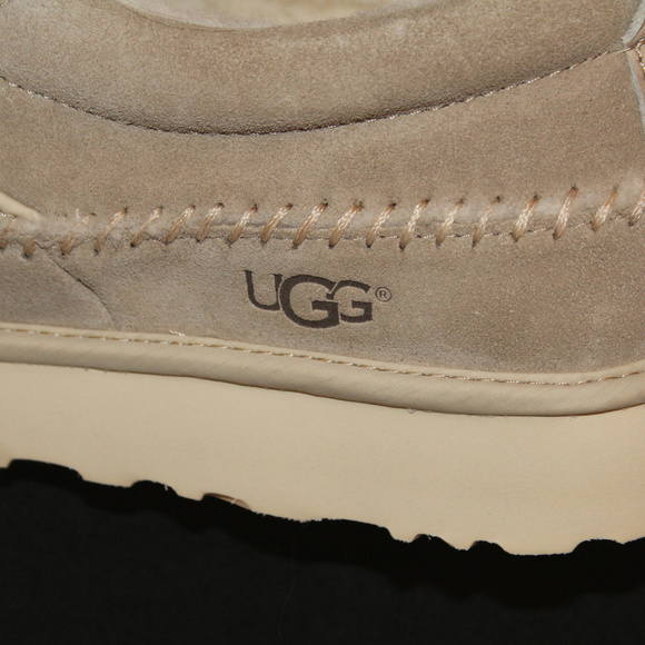 UGG NEUMEL LUXURY SHEARLING SUEDE SLIPPERS NEW! - Picture 8 of 8